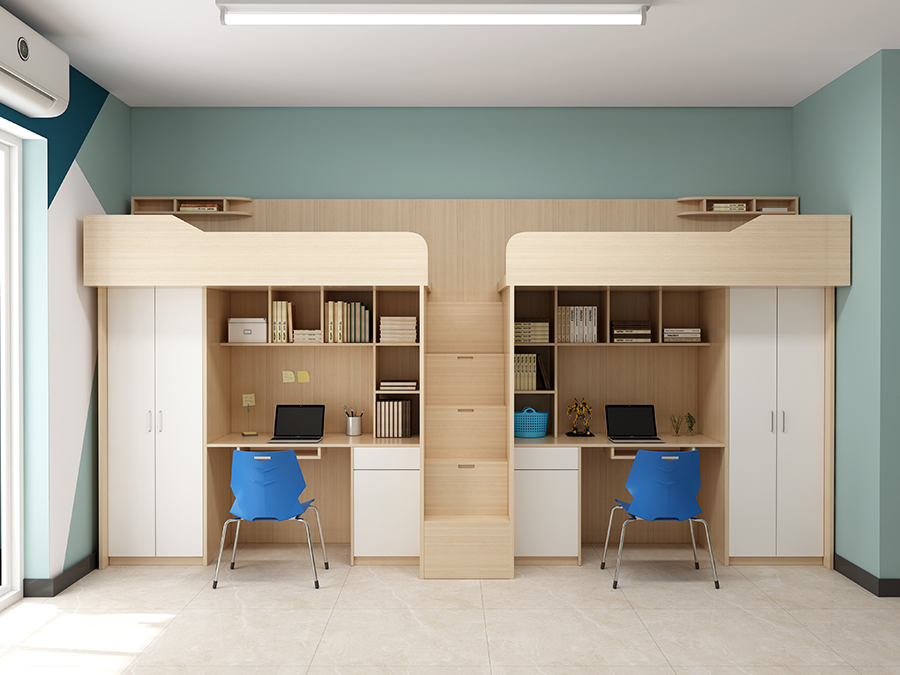 宿舍學生床板式雙層床